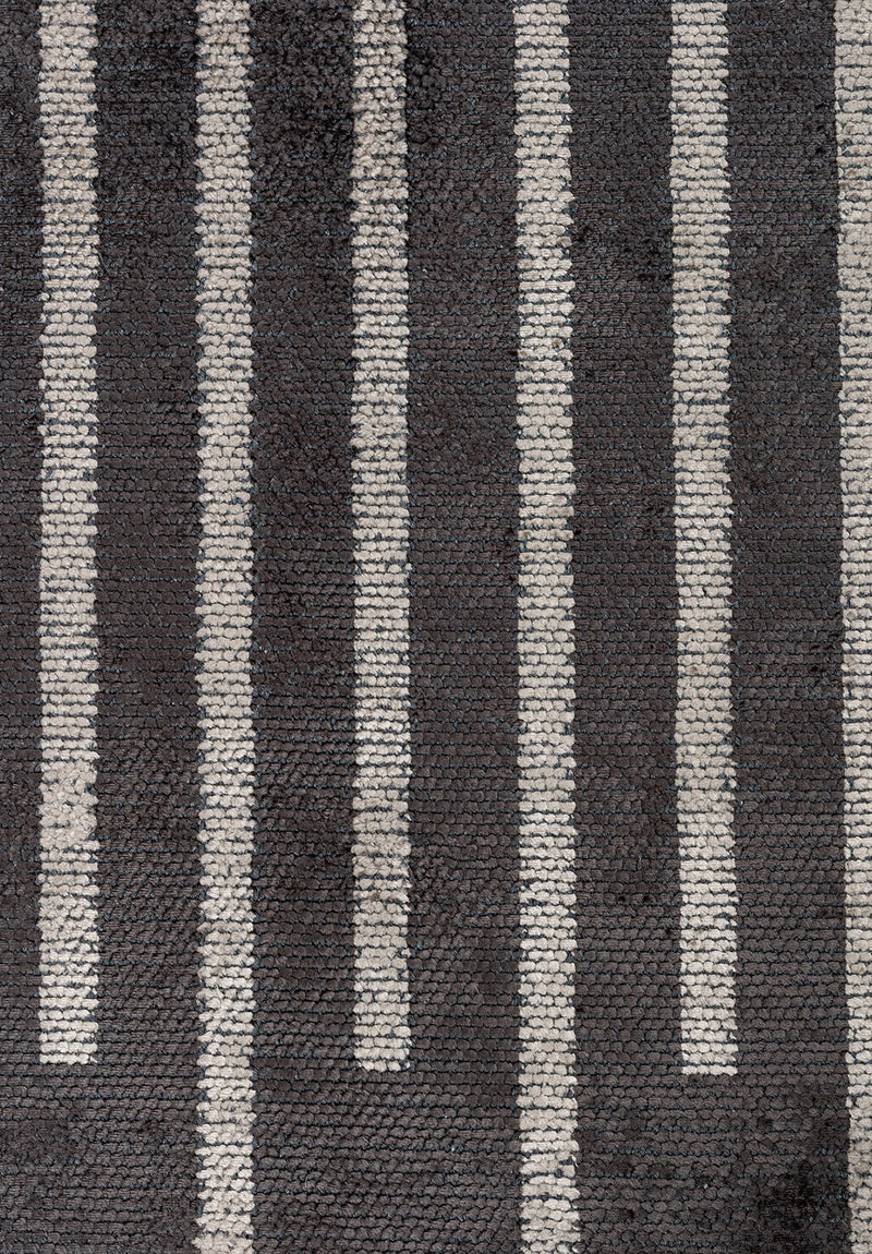 Plaid Charcoal - Grey Rug Rugs - Venetto Design Venettodesign.com