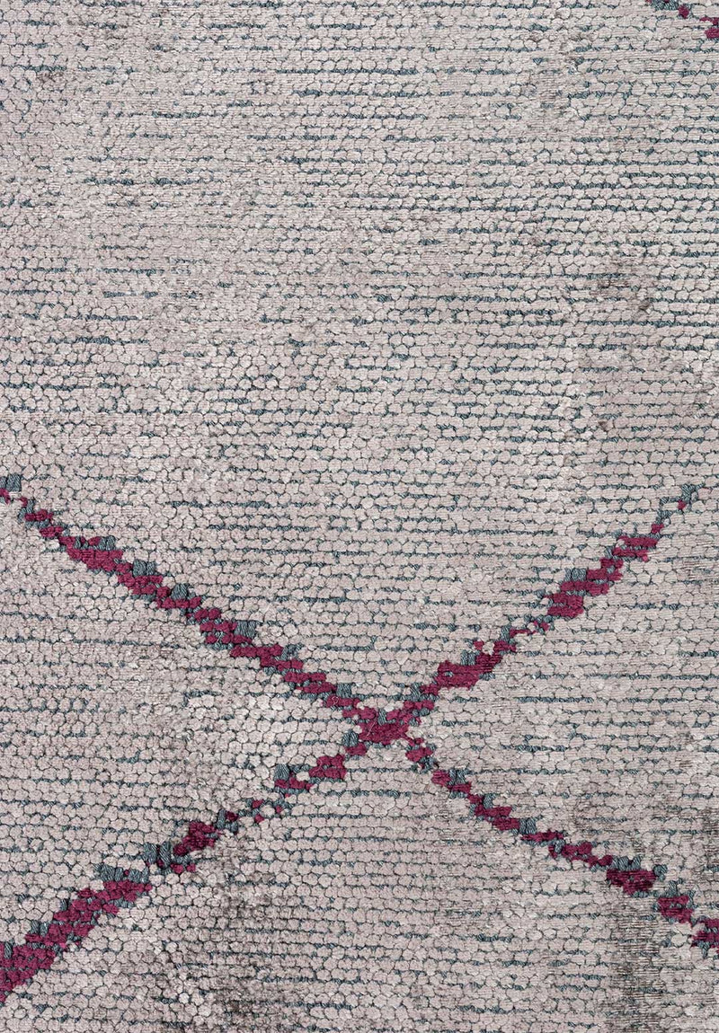 Spider Dark Damson - Dark Grey Rug Rugs - Venetto Design Venettodesign.com