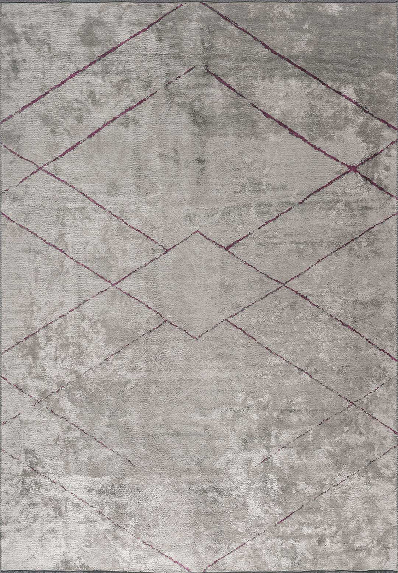 Spider Dark Damson - Dark Grey Rug Rugs - Venetto Design Venettodesign.com