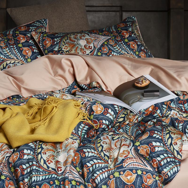 Alexandra Bohemian Ultra Soft Egyptian Cotton Duvet Cover Set Duvet Cover Set - Venetto Design Venettodesign.com