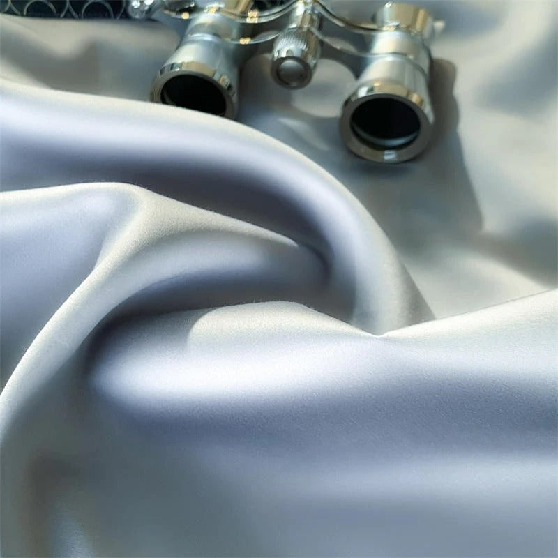 Sablier Silver Luxury Egyptian Cotton Duvet Cover Set Duvet Cover Set - Venetto Design Venettodesign.com