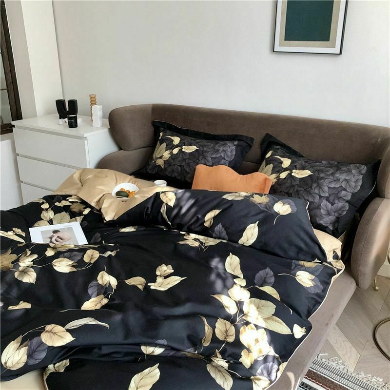 Flavia Botanical Ultra Soft Egyptian Cotton Duvet Cover Set Duvet Cover Set - Venetto Design Venettodesign.com