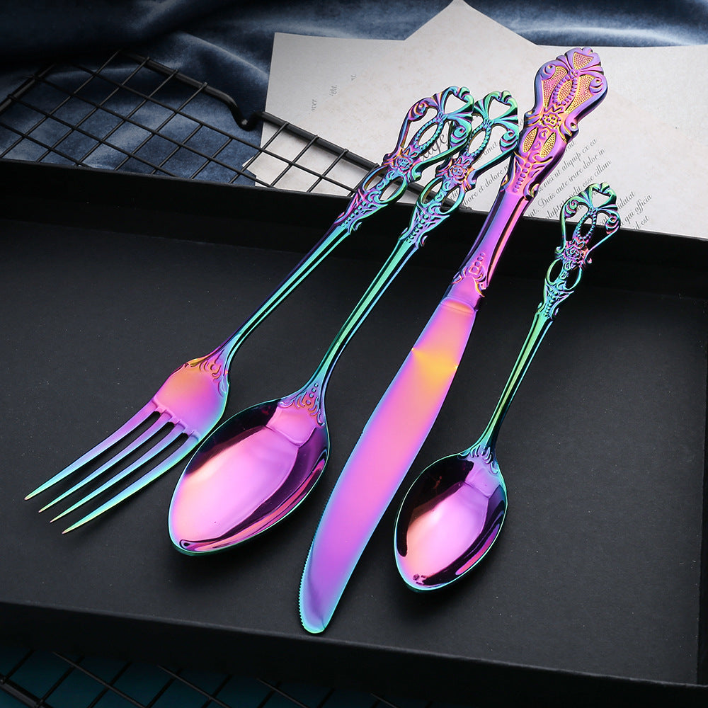 Dalia Cutlery Set Cutlery - Venetto Design Rainbow / 24 Pieces Set Venettodesign.com