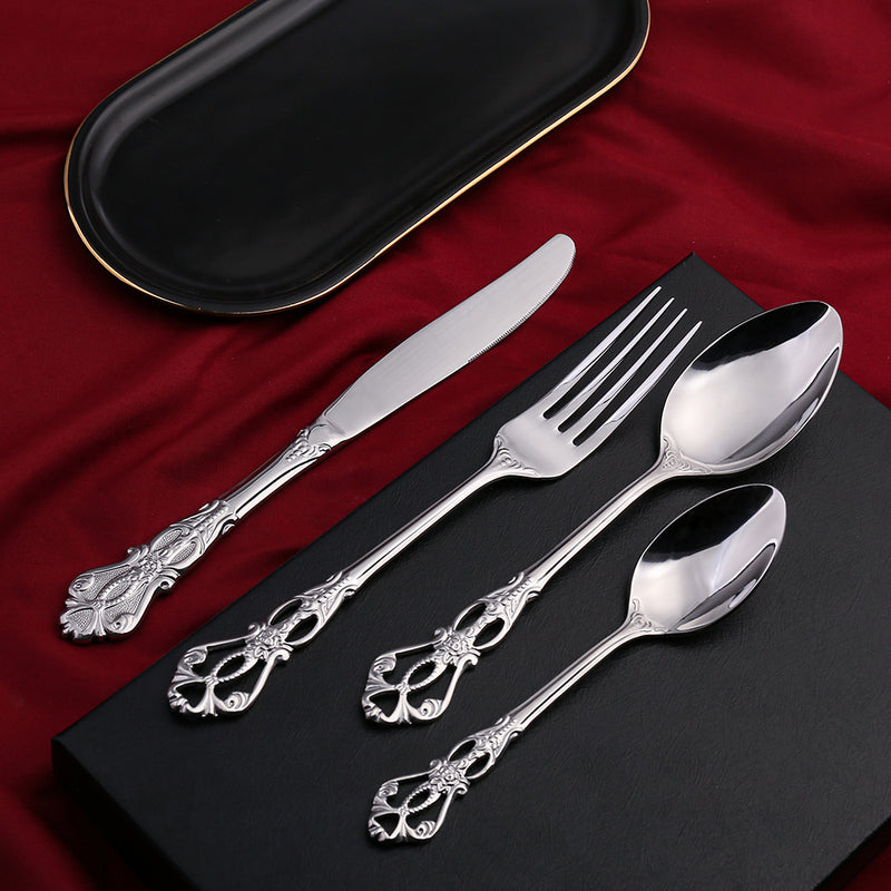 Dalia Cutlery Set Cutlery - Venetto Design Silver / 24 Pieces Set Venettodesign.com