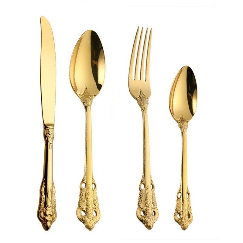 Ducal Cutlery Set Cutlery - Venetto Design 24 Pieces Set / Gold Venettodesign.com
