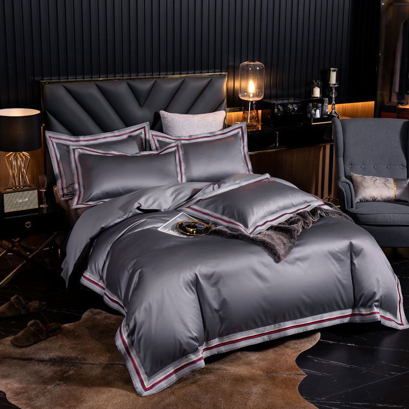 Osmano Luxury Soft Egyptian Cotton Duvet Cover Set Duvet Cover Set - Venetto Design Venettodesign.com