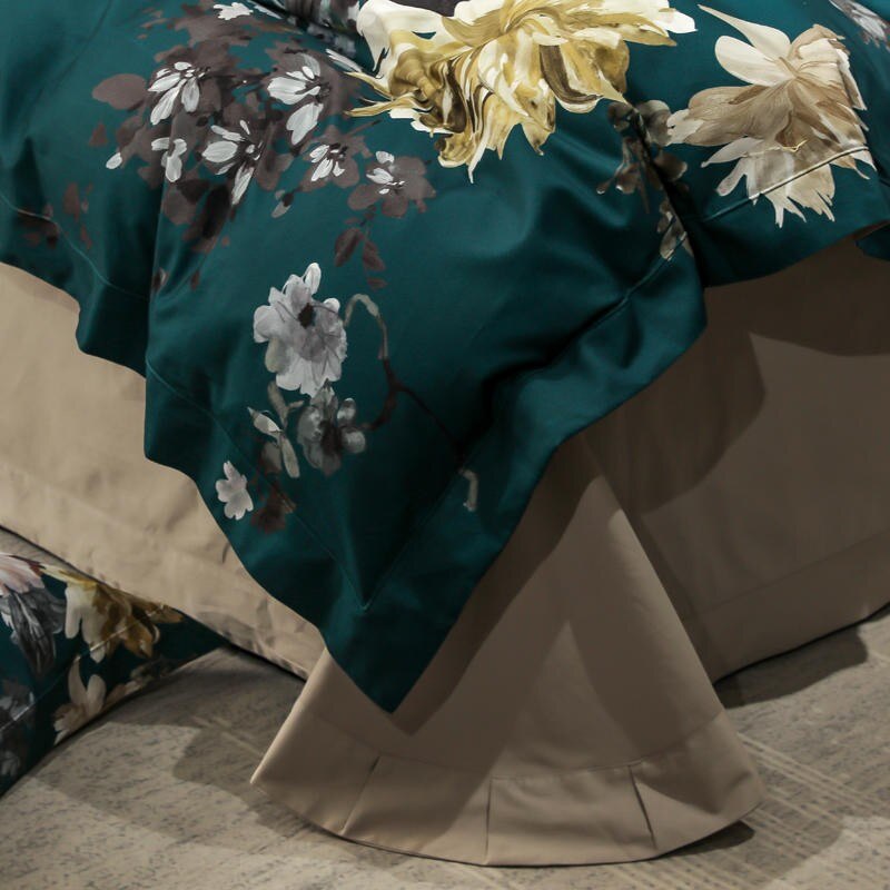 Sigrid Vintage Blossom Egyptian Cotton Duvet Cover Set Duvet Cover Set - Venetto Design Venettodesign.com