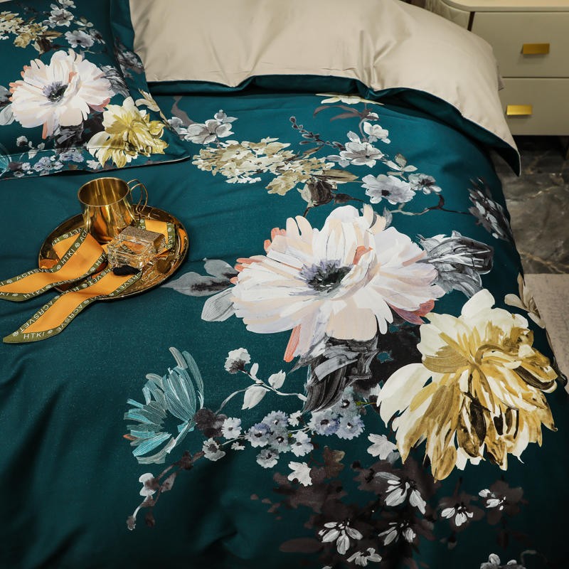 Heel als resultaat Minst Sigrid Vintage Blossom Egyptian Cotton Duvet Cover Set – Venetto Design