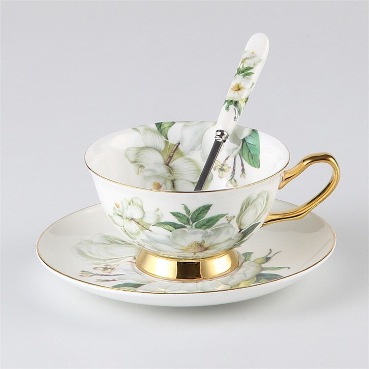 Floreziya Ceramic Bone China Tea/Coffee Set - Venetto Design Venettodesign.com