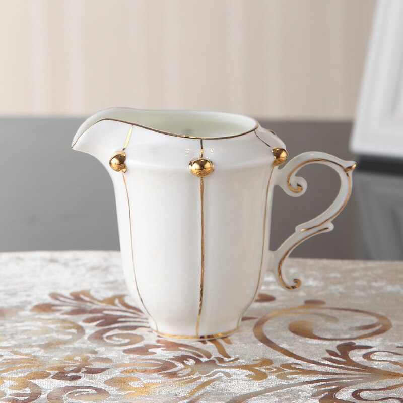 Vittoria British Gold Pearl Bone China Tea/Coffee Set - Venetto Design Venettodesign.com