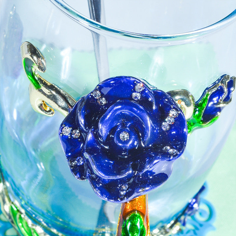 Blue Rose Cup - Venetto Design Venettodesign.com