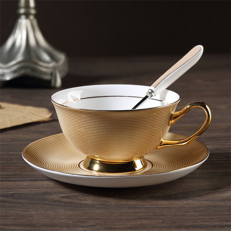 Palladio Luxury Gold Bone China Tea/Coffee Set - Venetto Design Venettodesign.com