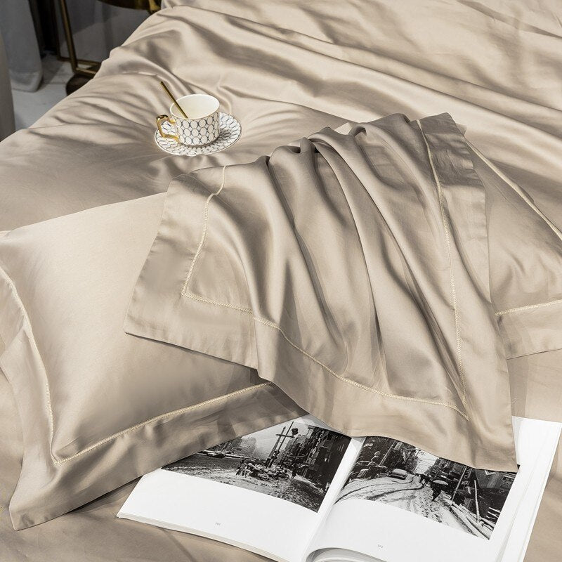 Wendy Solid Egyptian Cotton Duvet Cover Set Duvet Cover Set - Venetto Design Venettodesign.com