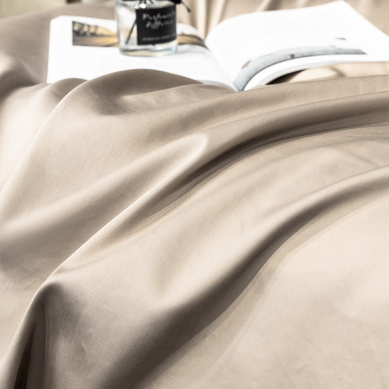 Wendy Solid Egyptian Cotton Duvet Cover Set Duvet Cover Set - Venetto Design Venettodesign.com