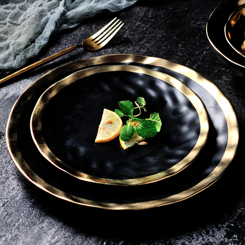 Pearl Plate Plate - Venetto Design Black / 6 Pieces of Small Plate Venettodesign.com