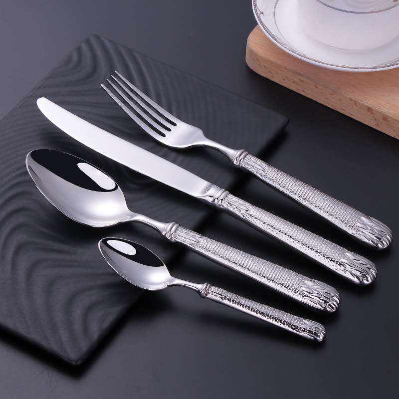 Elnoora Gold Luxury Cutlery set Cutlery - Venetto Design Silver / 24 Pieces Set Venettodesign.com