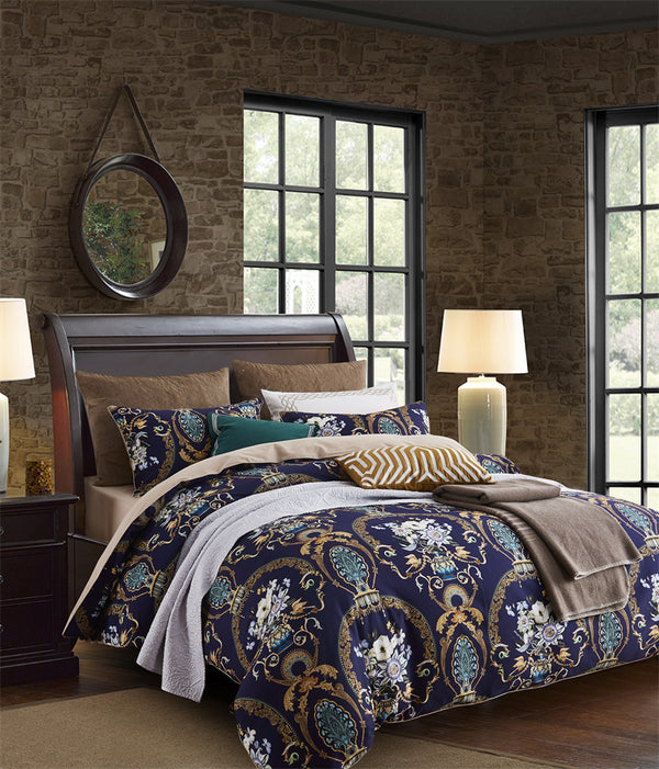 Anita Ultra Soft Egyptian Cotton Duvet Cover Set Duvet Cover Set - Venetto Design Venettodesign.com
