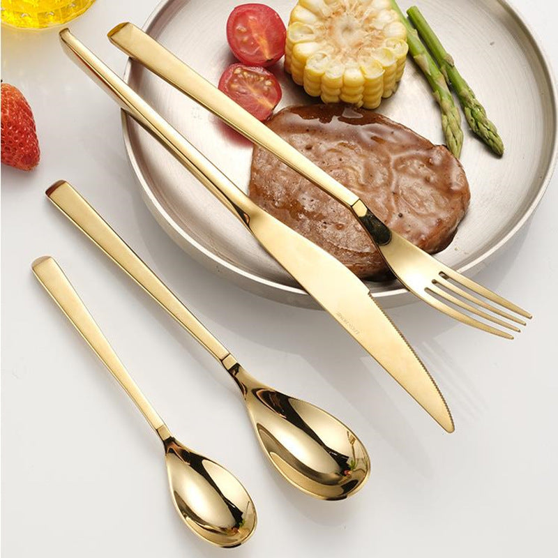 Daphne Stainless Steel Cutlery Set Flatware - Venetto Design Venettodesign.com