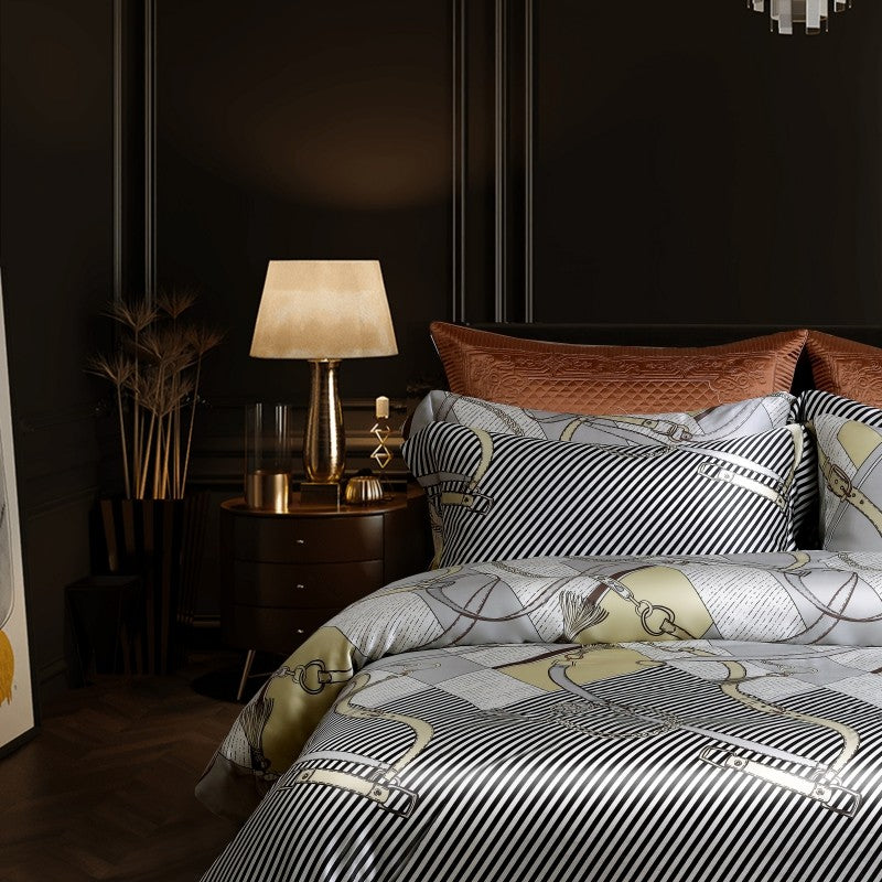 Glamique Luxury Pure Mulberry Silk Bedding Set Duvet Cover Set - Venetto Design Venettodesign.com