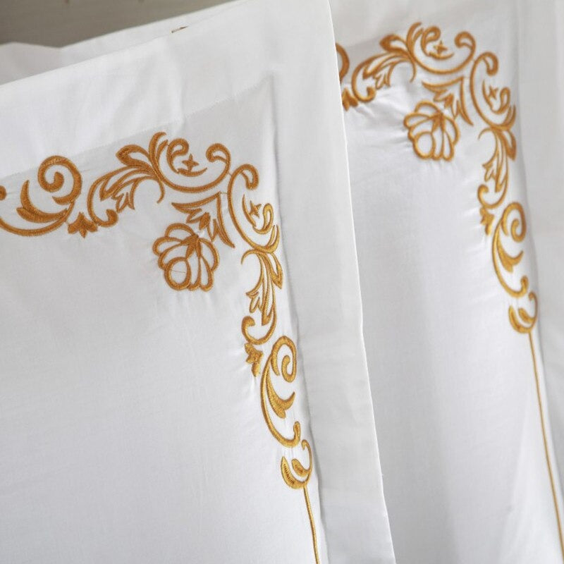 Lagertha Hotel Stitch Egyptian Cotton Duvet Cover Set Duvet Cover Set - Venetto Design Venettodesign.com