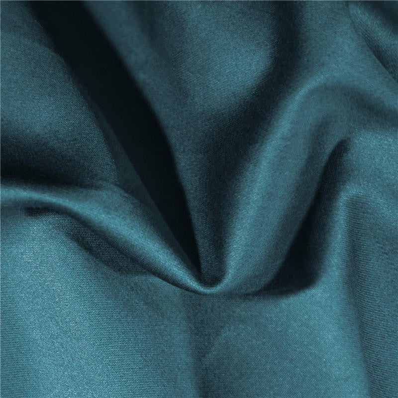 Anahi Teal Blue Embroidered Motif Border Egyptian Cotton Duvet Cover Set Duvet Cover Set - Venetto Design Venettodesign.com