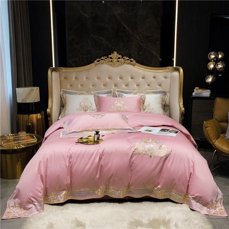 Pheliza Egyptian Cotton Embroidery Premium Luxury Bedding Set