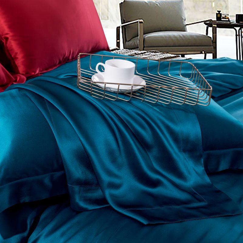 Daisy Luxury Pure Mulberry Silk Duvet Cover Set Duvet Cover Set - Venetto Design Venettodesign.com