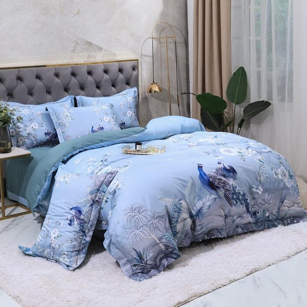 Francesca Egyptian Cotton Duvet Cover Set Duvet Cover Set - Venetto Design Venettodesign.com