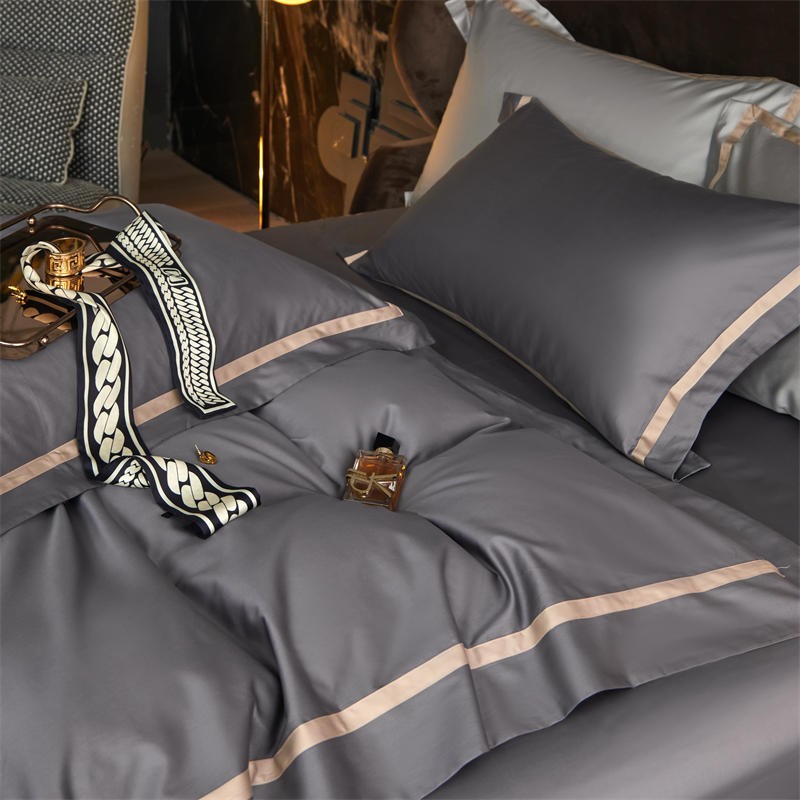 Karine Modern Seamless Solid Egyptian Cotton Duvet Cover Set Duvet Cover Set - Venetto Design Venettodesign.com