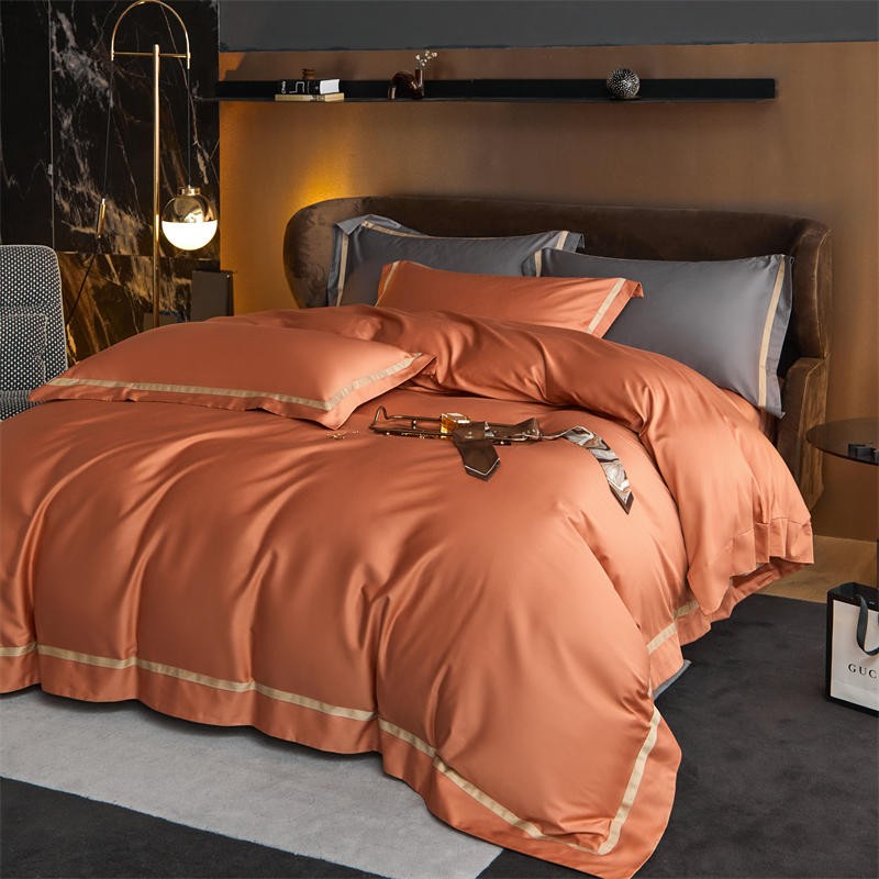 Karine Modern Seamless Solid Egyptian Cotton Duvet Cover Set Duvet Cover Set - Venetto Design Venettodesign.com