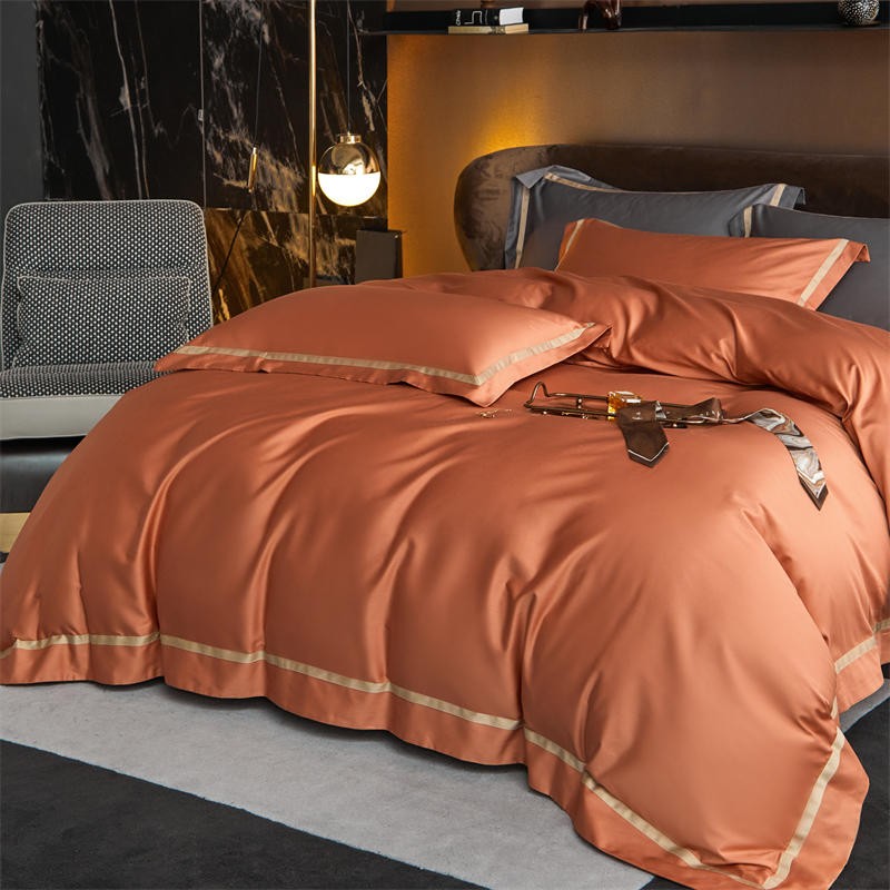 Karine Modern Seamless Solid Egyptian Cotton Duvet Cover Set Duvet Cover Set - Venetto Design Venettodesign.com