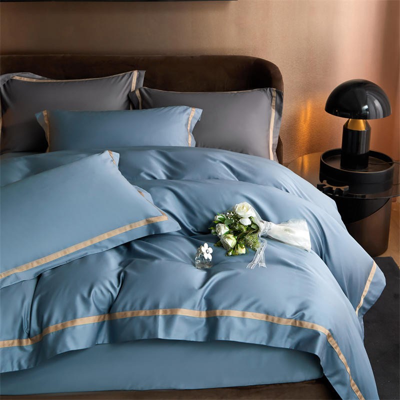 Karine Modern Seamless Solid Egyptian Cotton Duvet Cover Set Duvet Cover Set - Venetto Design Venettodesign.com
