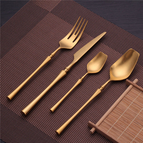 Venice Cutlery Set Cutlery - Venetto Design Gold / 48 Pieces Set Venettodesign.com