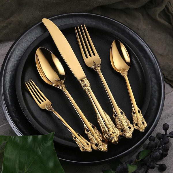 Ducal Cutlery Set Cutlery - Venetto Design 30 Pieces Set / Gold Venettodesign.com